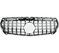 ZVFZGFGR Griglia Anteriore per Auto Nero Lucido Griglia Anteriore a Doppio Rene Accessori per Auto Griglia del radiatore per Mercedes per C117 W117 Fit per Benz CLA 2014-2019