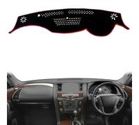 ZVFZGFGR Tappetino per cruscotto Auto, Tappetino per cruscotto, Accessori per Auto, Parasole, Tappeto Protettivo per Nissan Patrol Y62 2011-2018 Armada 2018 per Infiniti QX56 2011-2013 QX80 2014-2019