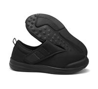 ZVJV Scarpe Diabetiche per Uomo Donna Extra Larghe Confortevole Sneakers Casual all'Aperto Scarpe Funzionali Ortopediche
