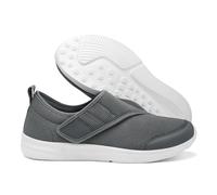 ZVJV Scarpe Diabetiche per Uomo Donna Extra Larghe Confortevole Sneakers Casual all'Aperto Scarpe Funzionali Ortopediche