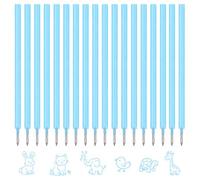 ZVKACT 20 Pezzi Ricariche da 0,7 mm, Compatibili con Legami, Altezza 13 cm, Inchiostro Termosensibile, Ricarica Penna Gel Cancellabile, Blu