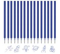 ZVKACT 20 Pezzi Ricariche da 0,7 mm, Compatibili con Legami, Altezza 13 cm, Inchiostro Termosensibile, Ricarica Penna Gel Cancellabile, Blu Scuro
