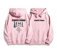 ZVKVLDE Felpa con Cappuccio TunnelVision 2026WorldTour con Grafica Supporta La Felpa con Cappuccio alla Moda for Uomo E Donna(Pink,2XL)