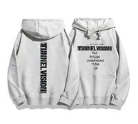 ZVKVLDE Felpa con Cappuccio TunnelVision 2026WorldTour Graphic Supports Felpe con Cappuccio alla Moda for Uomo E Donna(Gray-Thick,2XL)