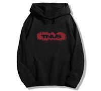 ZVKVLDE Felpa con Cappuccio TunnelVision alla Moda, A Maniche Lunghe, for Uomo E Donna(Black,2XL)