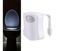 Zvn Zojne Luce per WC con rilevamento di movimento, tecnologia intelligente con sensore intelligente per sedile del bagno, atmosfera sospesa 8/16 colori, sensore del corpo umano, luce notturna per