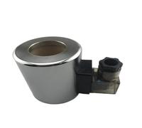 ZVQYSGIW 1 Bobina for elettrovalvola idraulica AC220V AC110V DC24V DC12V Foro Interno 23mm Altezza 51mm(Silver Iron Shell,220V)