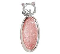 ZVRSUA Guscio Chiave Adatta per Hyundai, Cover Chiave TPU，Caso chiave Auto 7 Pulsanti Compatibile con Hyundai Tucson NX4 Kona SX2 Grandeur GN7 Ioniq 6 Grand Prix Azera Elantra Sonata (Rosa)