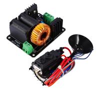 ZVS - Scheda driver a bobina Tesla con bobina di accensione, riscaldatore a scala Jacob, kit per circuiti elettrici DC 12-24 V per bambini, kit educativo STEM, alimentatore ad alta tensione, facile