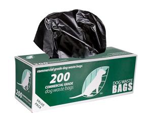 ZW USA Inc - Sacchetti per escrementi di cane, 1 rotolo da 200 sacchetti per rifiuti di qualità commerciale