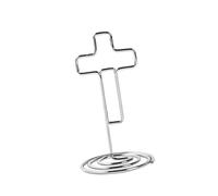 ZwaitL 100 portamemo multifunzionali in Metallo Portacarte Stand per riunioni Perfetto per Ufficio, casa Eventi Memo in Metallo