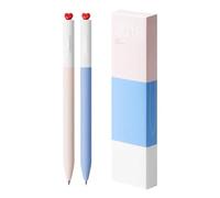 ZwaitL 2 penne neutre First Love Heart Gel Ink Pen Estetica Rotativa 0,5 mm Diario Gel Scuola Forniture per Ufficio