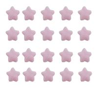ZwaitL 20 pz Stella Imbottita Peluche per Fermaglio Dei Capelli Fasce Artigianali Appliques Cucire Copricapo Abbigliamento