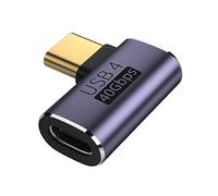 ZwaitL Adattatore trasferimento Dati Tipo C da 40 Gbps Prolunga da Femmina a Maschio per l ' Estensione del processo placcatura in Oro dispositivi USB
