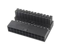 ZwaitL ATX24Pin 90 Gradi Adattatore di Alimentazione Connettore Per Migliorare I Flusso D'aria E Soluzione Di Cablaggio Desktop Pulito PC Build Accessori Schede Madri Estensione di Alimentazione