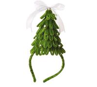 ZwaitL Cerchietto per capelli con albero di pino accessori per feste di Natale accessori per feste stagionali fascia per capelli per riunioni di famiglia accessorio per vestire