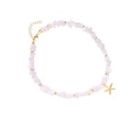 ZwaitL Collana con pietra naturale unica ispirata ai gioielli regolabili per abiti casual o festival. Collana versatile con ciondolo in pietra per tutti i giorni, Misura unica, come descritto, come