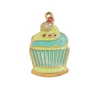 ZwaitL Colorful Ice Cream/Cup/Phone Drop Olio Artigianato Ciondolo Fascino Per Portachiavi In Acciaio Inox Gioielli Fatti A Mano Componente Drip Ice Cream Pendant, Misura unica, come descritto, come