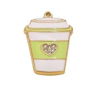 ZwaitL Colorful Ice Cream/Cup/Phone Drop Olio Artigianato Ciondolo Fascino Per Portachiavi In Acciaio Inox Gioielli Fatti A Mano Componente Drip Ice Cream Pendant, Misura unica, come descritto, come
