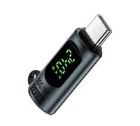 ZwaitL Convertitore adattatore di tipo C con display digitale, ricarica da 240 W e trasferimento dati da 80 Gbps per gli appassionati di tecnologia, trasferimento dati veloce e professionale
