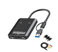 ZwaitL Convertitore schede acquisizione USB Supporta la Funzione mirroring a Schermo Intero per Le Vecchie videocamere Acquisizioni Video da analogiche a digitali