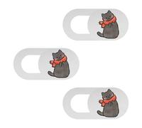 ZwaitL Creative Animal Webcam Covers Lens Protector Shield Adatto per la privacy Protezione su telefoni, tablet, computer portatili, copertura per fotocamera a colori multipli
