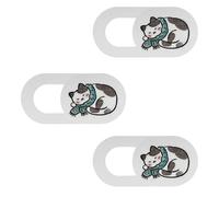 ZwaitL Creative Animal Webcam Covers Lens Protector Shield Adatto per la privacy Protezione su telefoni, tablet, computer portatili, copertura per fotocamera a colori multipli