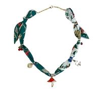ZwaitL Elegante collana con ciondolo a forma di fungo e cuore con morbido velluto a corda per le donne gioielli alla moda accessorio regalo regalo gioielli alla moda, Misura unica, come descritto