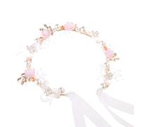 ZwaitL Fascia etnica con elegante corona di fiori fascia per capelli gioielli bella fascia fiore