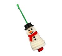 ZwaitL Festival Craft Bottoni Santa Pupazzo di neve Angelico Albero di Natale Decorazioni Materiali Portatile Progetti fatti a mano Set di bottoni di Natale