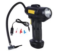 ZwaitL Gonfiatore per Pneumatici Pompa elettrica Compressore Portatile Senza Fili/cablato per Auto con Luce LED Digitale per palloni compressore Senza Fili/cablato con Luce LED per palloni da
