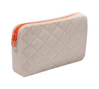 ZwaitL Grande Capacità Matita Sacchetto Estetico Caso Matite In Silicone Sacchetti Penna Trucco Stoccaggio Borse Forniture Scuole Silicone Estetica Grande Sacchetto, Grigio