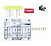 ZwaitL Legge Ohm Set per esercitazioni Saldatura Scheda apprendimento Scheda Formazione Elettronica Scheda Formazione per circuiti elettronici Resistenza Progetto Scienza Scolastica