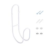 ZwaitL Organizer per tubi da esterno in acciaio inossidabile 304 Supporto da giardino con gancio per appendere o per montaggio a parete, per riporre l'acqua, include accessori di montaggio, organizer