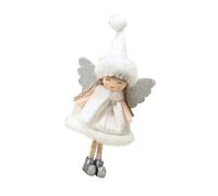 ZwaitL Ornamento Angelico di Natale in tessuto sicuro per i bambini efficienti decorazioni per le vacanze Home Party Decorazione Articolo Decorazione Angelica Albero di Natale