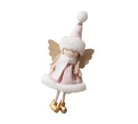 ZwaitL Ornamento Angelico di Natale in tessuto sicuro per i bambini efficienti decorazioni per le vacanze Home Party Decorazione Articolo Decorazione Angelica Albero di Natale