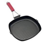 ZwaitL Padella antiaderente pieghevole da 20 cm / 24 cm / 28 cm Padelle da cucina efficienti Raffinata struttura in ferro per un ' esperienza cottura Padella antiaderente