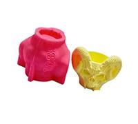 ZwaitL Portapenne in silicone a forma di polpo con lumaca e capra, ideale per gli appassionati, planner da scrivania unico