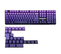 ZwaitL Purplee Gradients Keycaps 134Keys Double Shot Side Print Backlit Keyset Dye Sublimazione Ampiamente Per 60 80 61/64/68/75/87