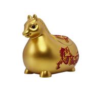 ZwaitL Salvadanaio a forma di cavallo per adulti e bambini, statuette di cavalli, statuette di cavalli, statuette da tavolo, decorazioni per la casa, scatola per il risparmio di monete