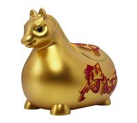 ZwaitL Salvadanaio a forma di cavallo per adulti e bambini, statuette di cavalli, statuette di cavalli, statuette da tavolo, decorazioni per la casa, scatola per il risparmio di monete