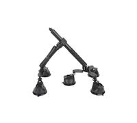 ZwaitL Set di montaggio a ventosa per auto con adattatore invisibile per testa a sfera per selfie per accessori per fotocamera di azione Supporto per auto in alluminio per fotocamera