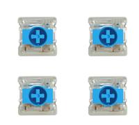 ZwaitL Tastiere Interruttori Basso Profilato Silenzioso Linearità Azione 4 pz Per Tastiere Meccaniche Standard Ufficio Gaming Low Profile Interruttori Meccanici