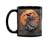 ZwaitL Tazze di streghe a tema Halloween Tazza di ceramica di grande capacità Tazze di Halloween per regalo o decorazioni per la casa Tazza di tè spaventosa