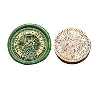 ZwaitL Timbro sigillo a tema edificio per sigilli lettere buste, biglietti d'invito, scrapbooking, diario, artigianato, abbellimento, timbro unico