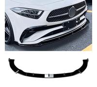 ZWBC Auto Paraurti Anteriore Spoiler per Mercedes Benz CLS-Klasse C257 AMG Line 2022 2023 2024,Spoiler Paraurti Anteriore Splitter Labbra Diffusore Accessori Auto,Normal-Glossy Black
