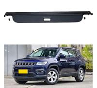 ZWBC Mensola Posteriore Retrattile Bagagliaio per Jeep Compass 2017-2021, Portabagagli Posteriore Tronco Privacy Cappelliera Pacco Ripiano Cargo Cover
