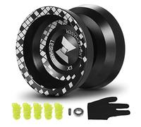 Zwbfu Io-io, Yoyo professionale in lega di alluminio con cuscinetto che non risponde per principianti professionali