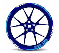 ZWBHNB Adesivo Bordo Ruote Adesivo per Cerchioni Moto per Y&amaha MT-09 MT09 MT 09 2024 Kit Adesivi per Cerchi E Pneumatici Impermeabili Decalcomanie Ruote(Colore 2)