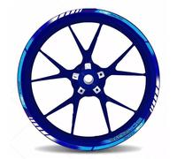 ZWBHNB Adesivo Bordo Ruote Adesivo per Cerchioni Moto per Y&amaha MT-09 MT09 MT 09 2024 Kit Adesivi per Cerchi E Pneumatici Impermeabili Decalcomanie Ruote(Colore 1)